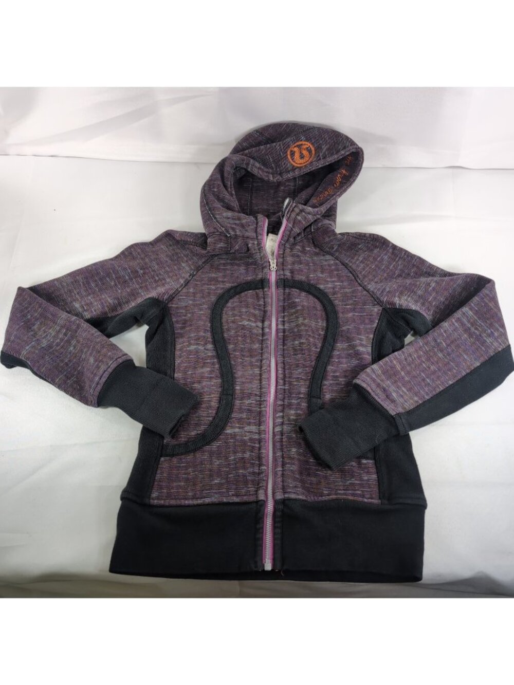 Lululemon Scuba Hoodie Full Zip Women's 4 Purple Heather Y2K Hooded Sweater